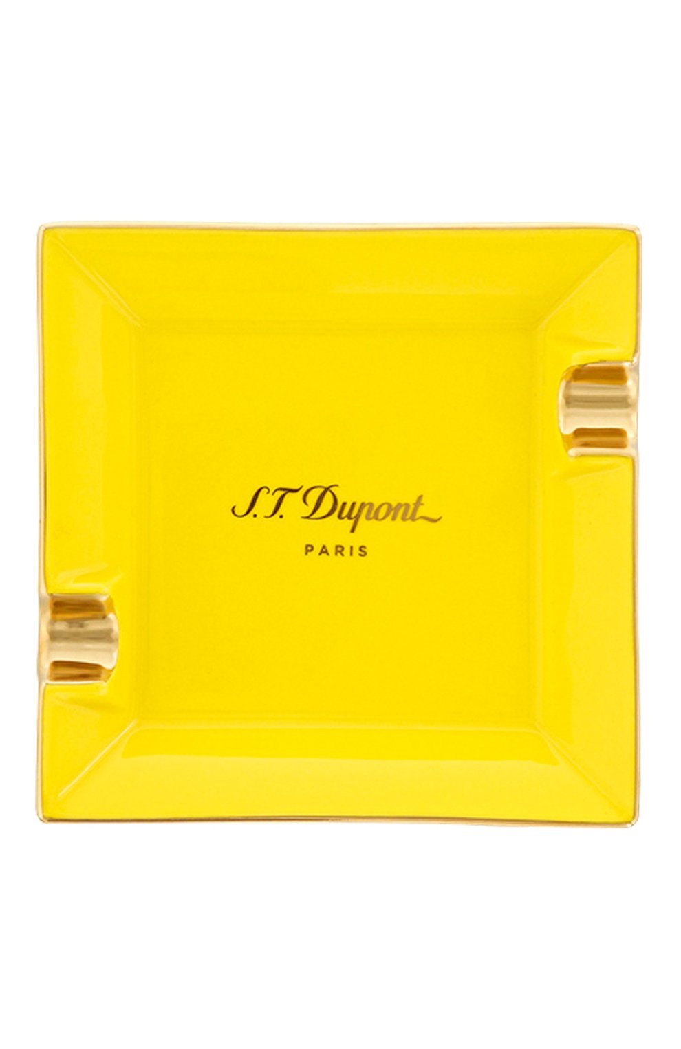 Пепельница S.T. DUPONT желтого цвета по цене 28600 руб., арт. 6280, фото 1 Пепельница S.T. DUPONT, арт. 6280, фото 1