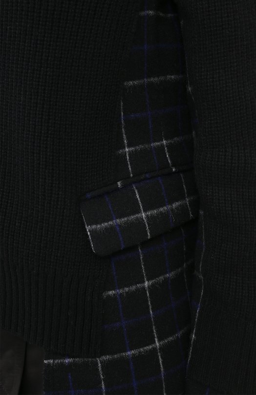 Шерстяной свитер Sacai Чёрный, фото 5