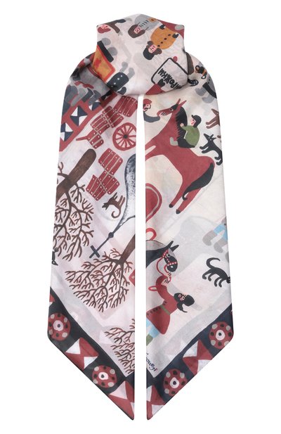 Женский шелковая шаль крещенская ярмарка GOURJI, арт. 91139037/6185108