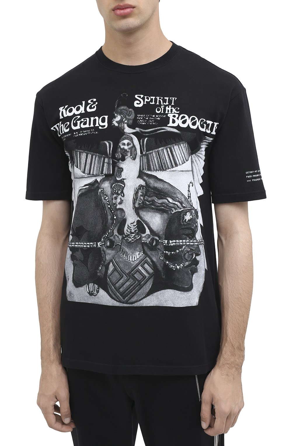 Хлопковая футболка 7 moncler fragment hiroshi fujiwara MONCLER GENIUS, арт. F2-09U-8C705-10-8392B, фото 3