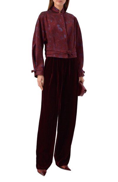 Бархатные брюки GIORGIO ARMANI, арт. GW003811/TE10831, фото 2