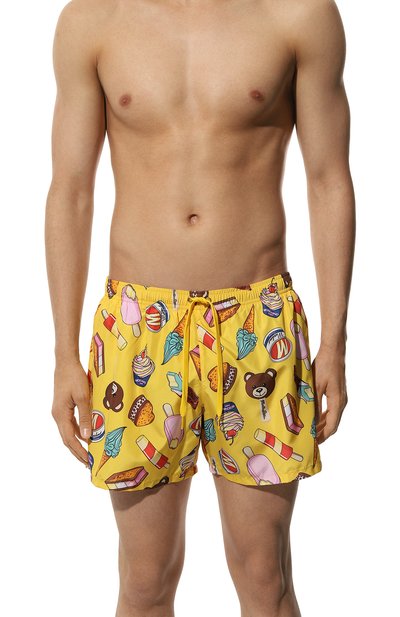 Плавки-шорты MOSCHINO желтого цвета по цене 11050 руб., арт. A4237/9303, фото 2 Плавки-шорты MOSCHINO, арт. A4237/9303, фото 2