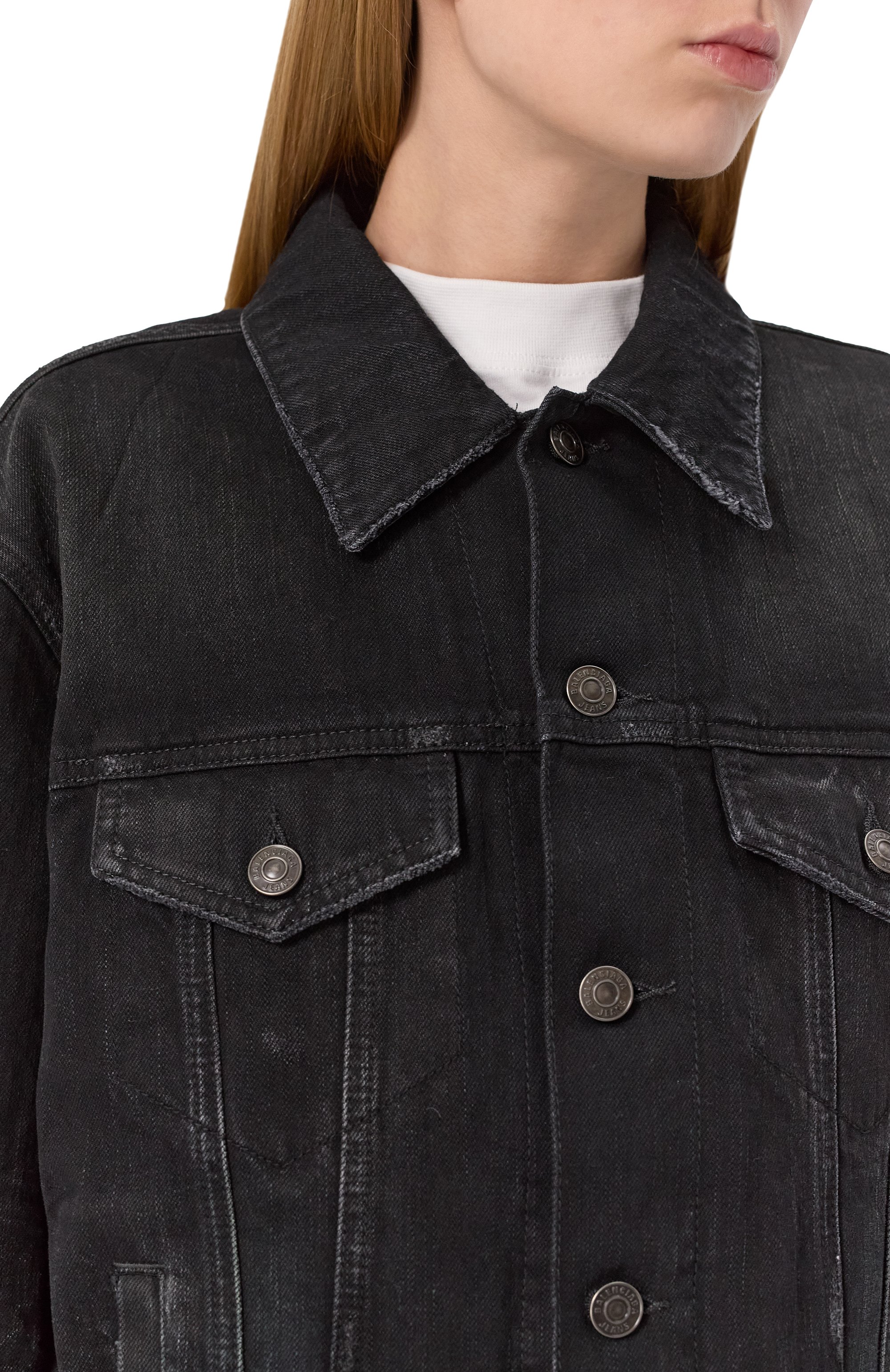 Джинсовая куртка BALENCIAGA, арт. 818521/TRWA8, фото 5