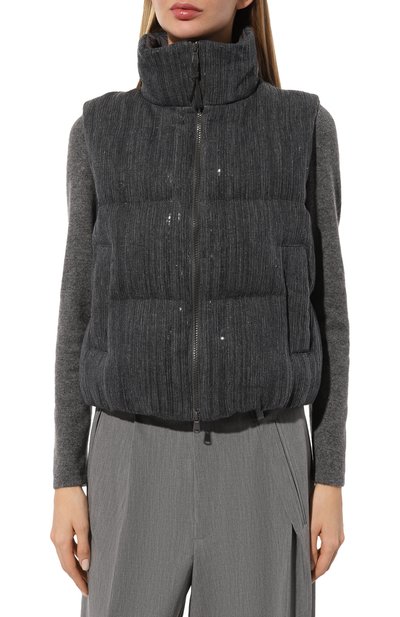 Пуховый жилет BRUNELLO CUCINELLI, арт. MH5752768, фото 3