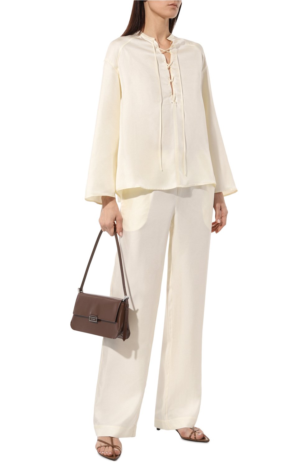 Шелковые брюки LOULOU DE SAISON, арт. ALERA, фото 2