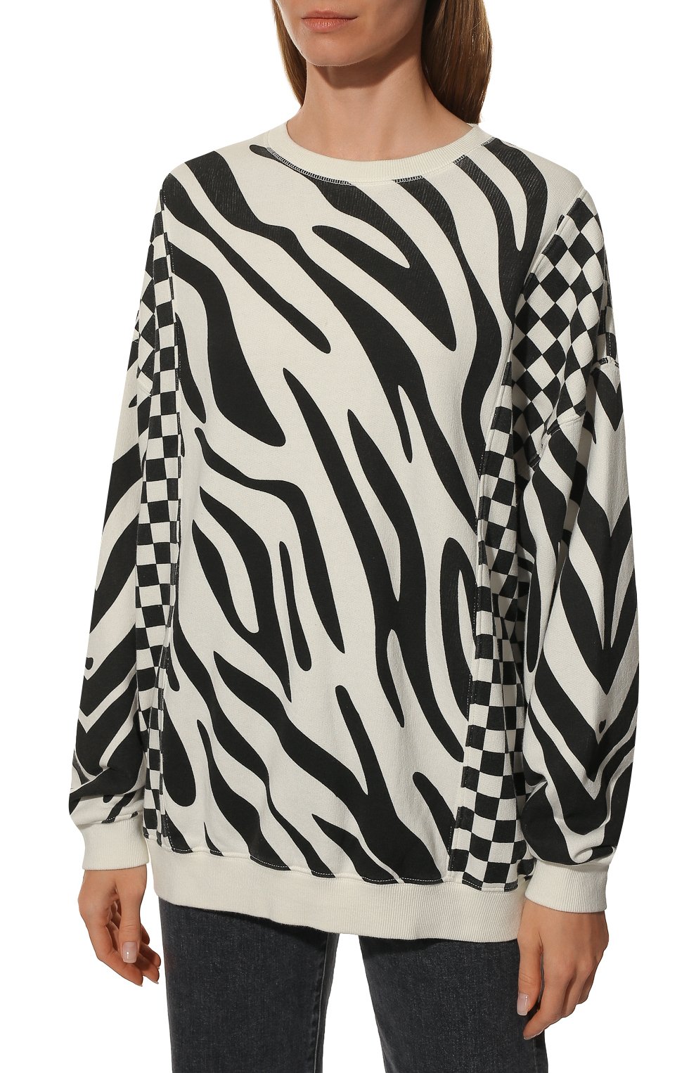 Хлопковый свитшот R13, арт. R13WK004-001NN, фото 3