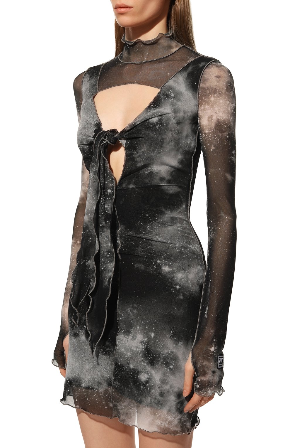 Платье VERSACE JEANS COUTURE, арт. 73HA0903-73DP903 TULLE ST PRINT SPACE/JS107, фото 3