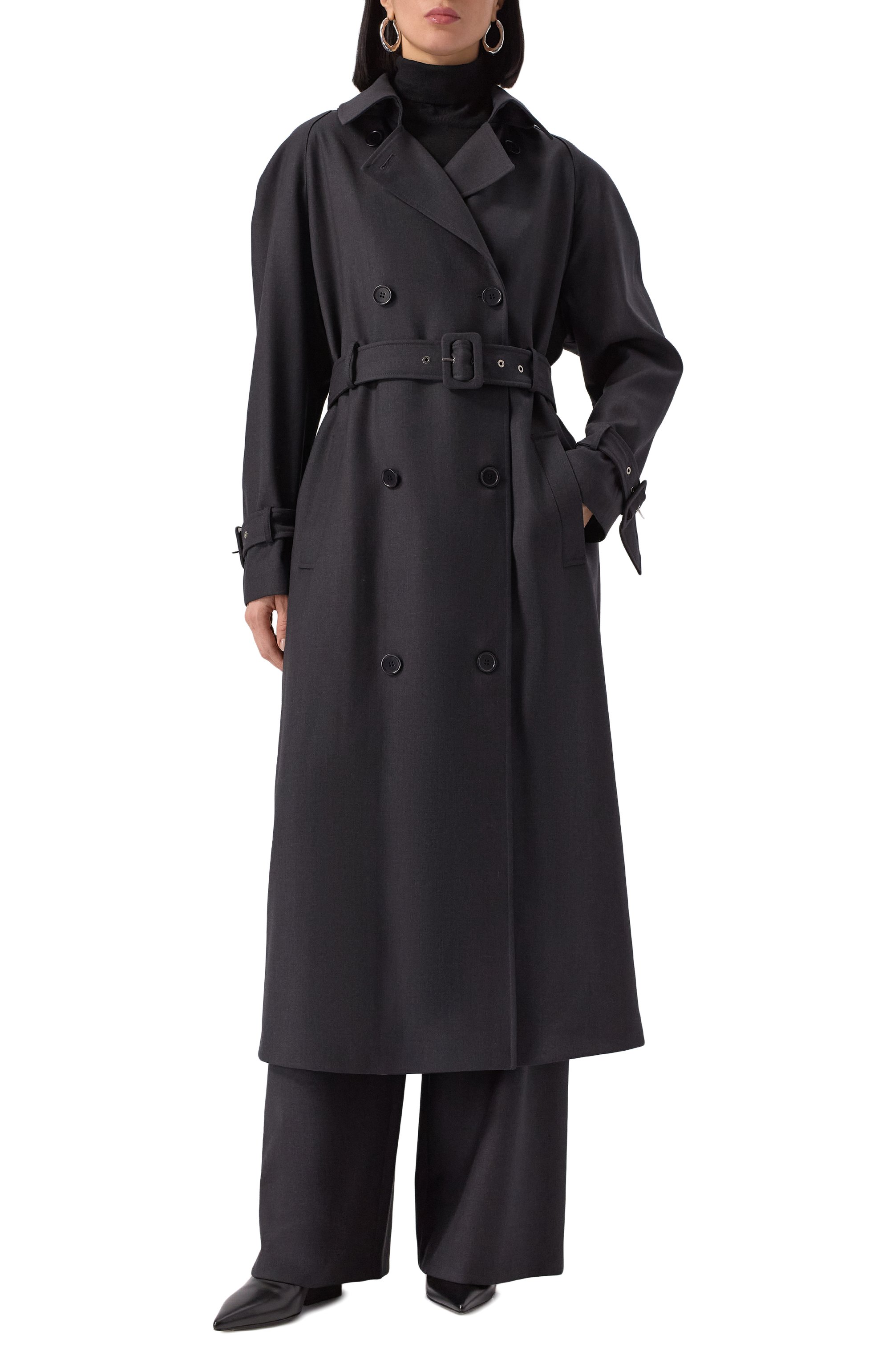 Шерстяной тренч MVST, арт. TXBPL-Y137/LC1613, фото 3