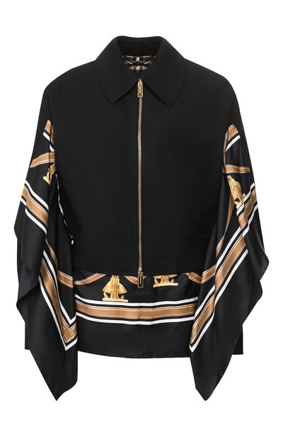 Женский хлопковый бомбер BURBERRY, арт. 8016927