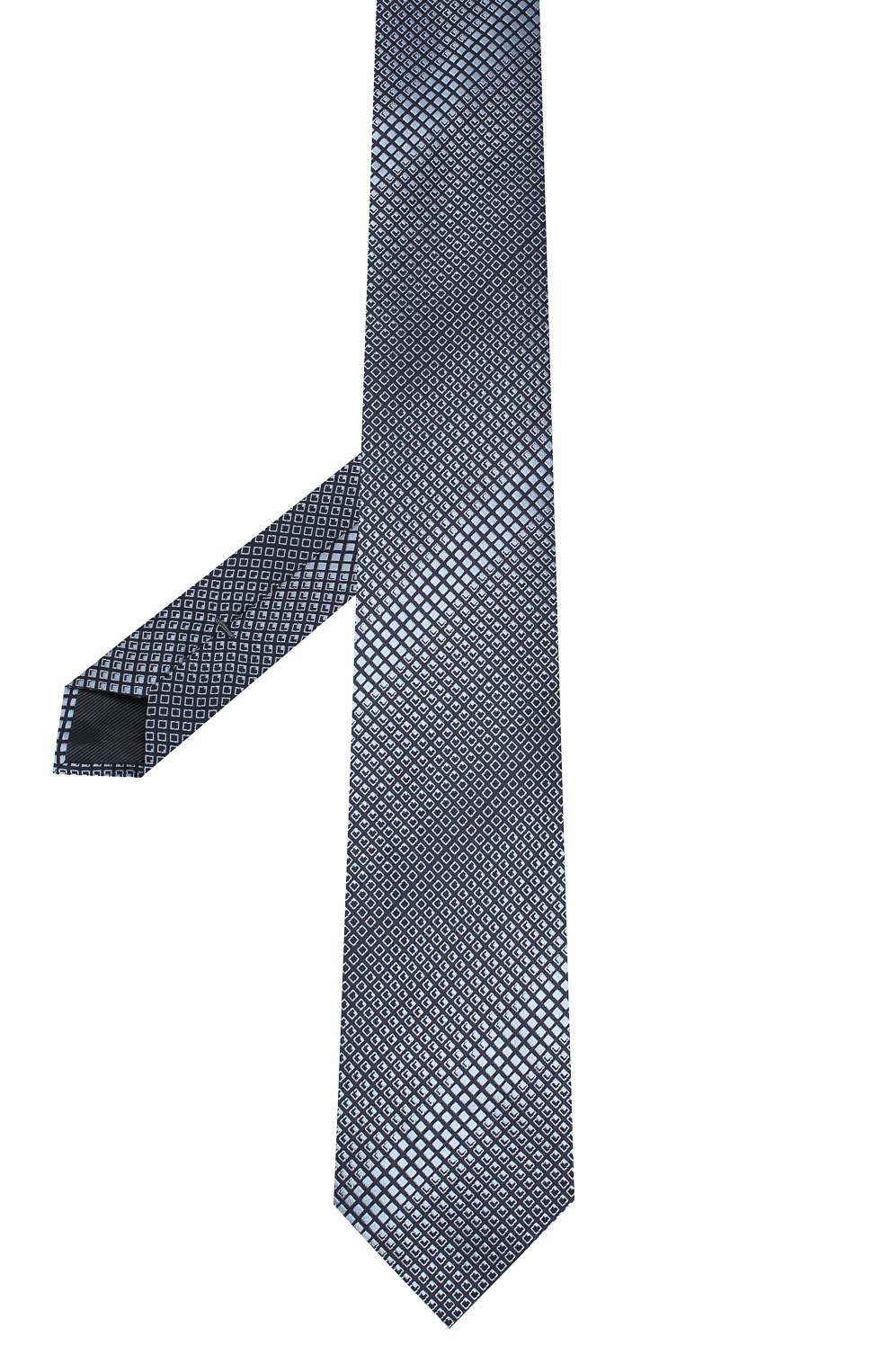 Шелковый галстук ZEGNA синего цвета по цене 23700 руб., арт. Z6E08/1XW, фото 2 Шелковый галстук ZEGNA, арт. Z6E08/1XW, фото 2