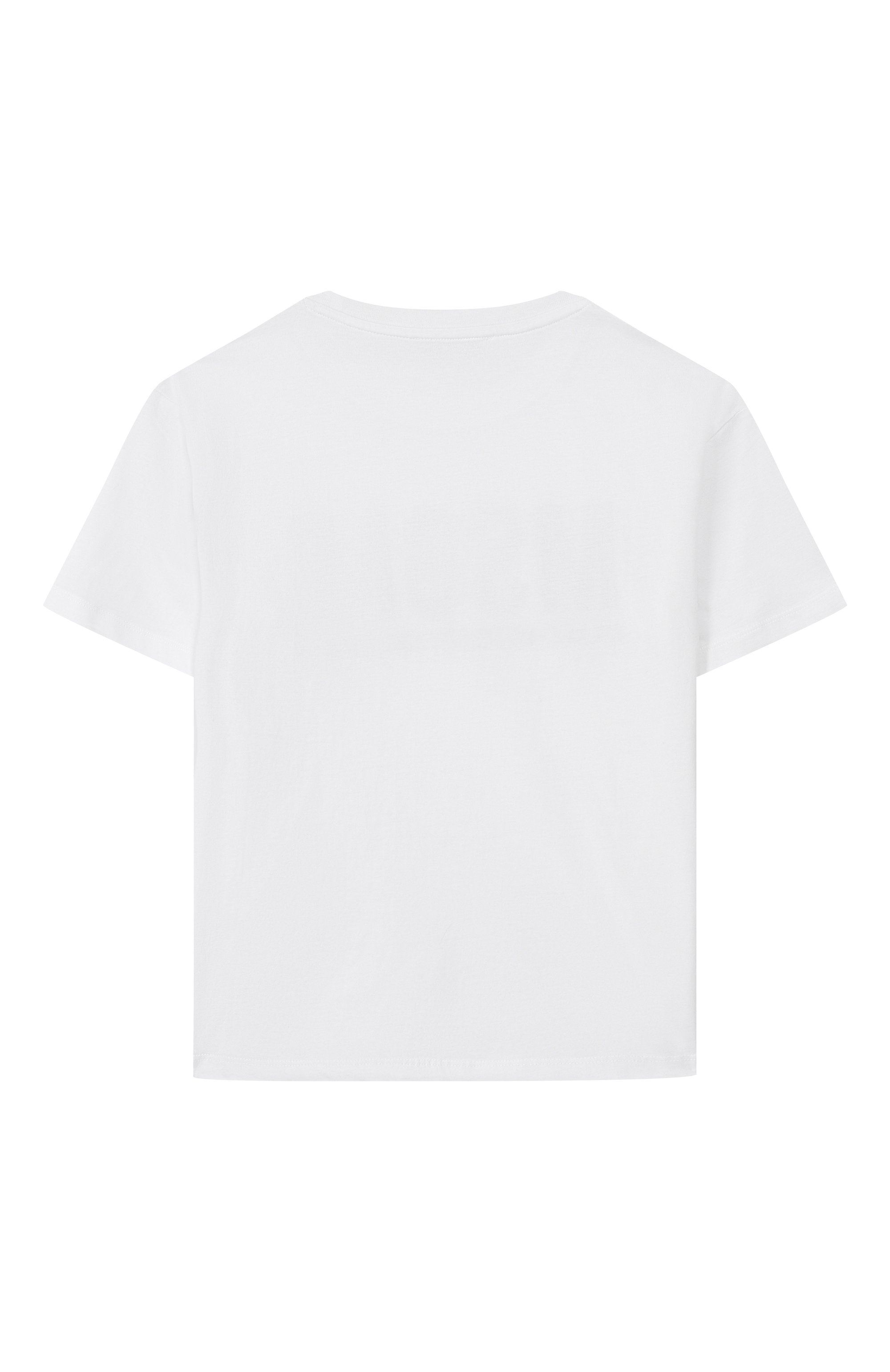 Хлопковая футболка MSGM KIDS, арт. S6MSJUTH051, фото 2