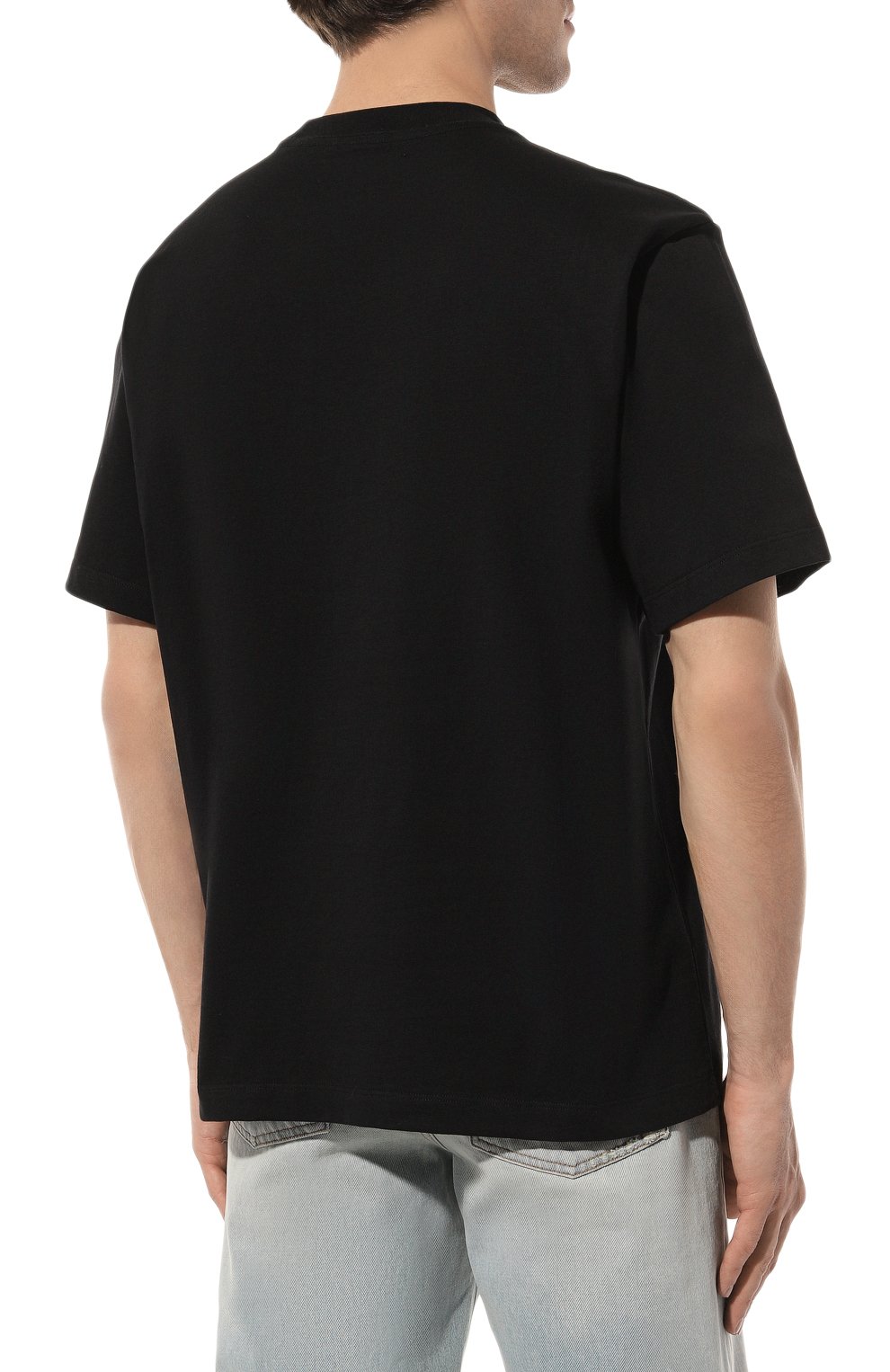 Хлопковая футболка AMIRI черного цвета по цене 49700 руб., арт. PS24MJL007, фото 4 Хлопковая футболка AMIRI, арт. PS24MJL007, фото 4