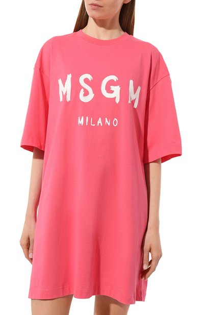 Хлопковая футболка MSGM, арт. 3441MDA510 237002, фото 3