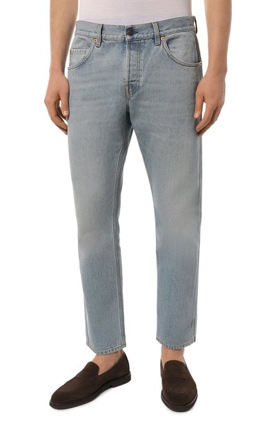 Джинсы GUCCI голубого цвета по цене 86150 руб., арт. 681289/XDBQ5, фото 3 Джинсы GUCCI, арт. 681289/XDBQ5, фото 3