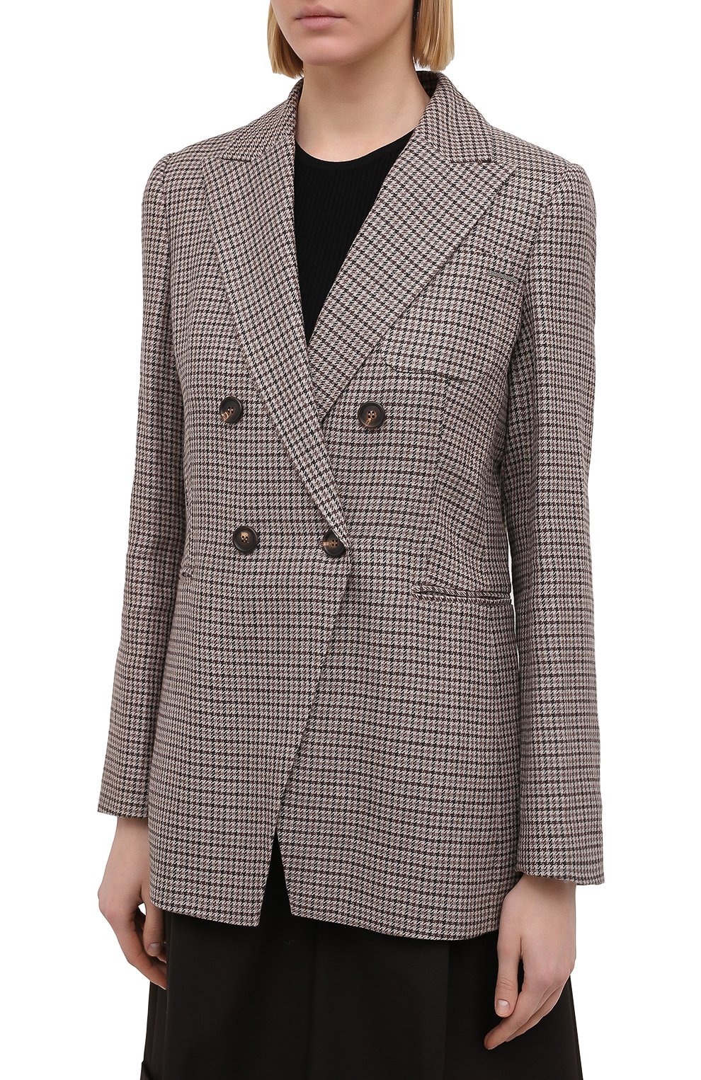 Жакет из льна и шерсти BRUNELLO CUCINELLI, арт. MD4638595, фото 3