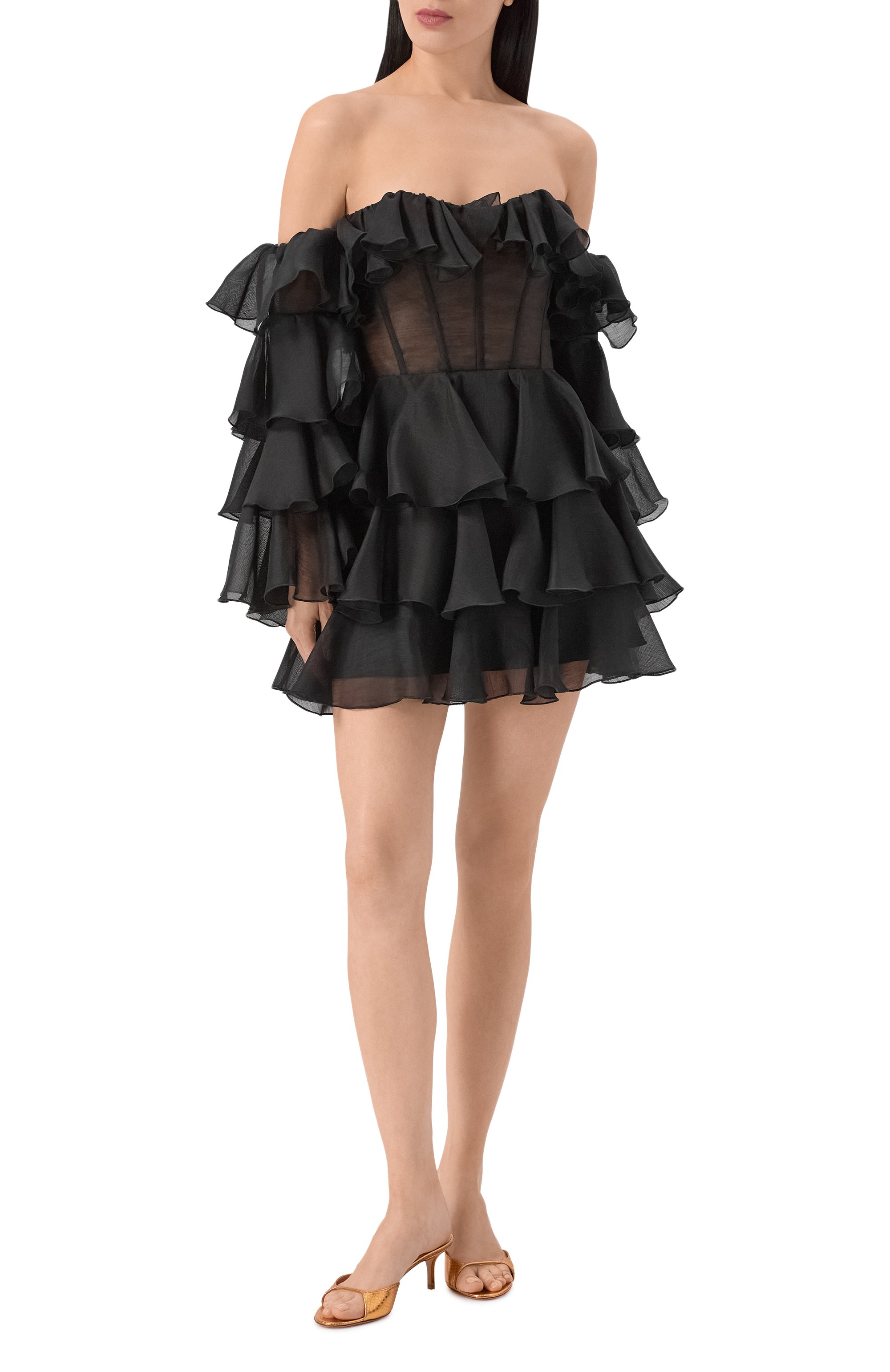 Платье изо льна и шелка YVON, арт. 0 260064, фото 2