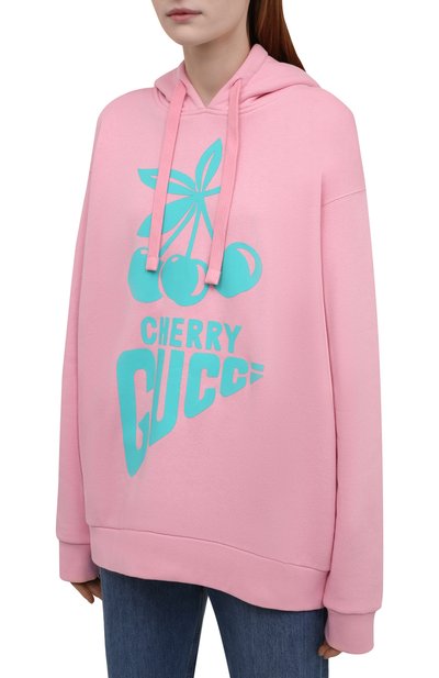 Хлопковое худи GUCCI, арт. 615061/XJDZK, фото 3