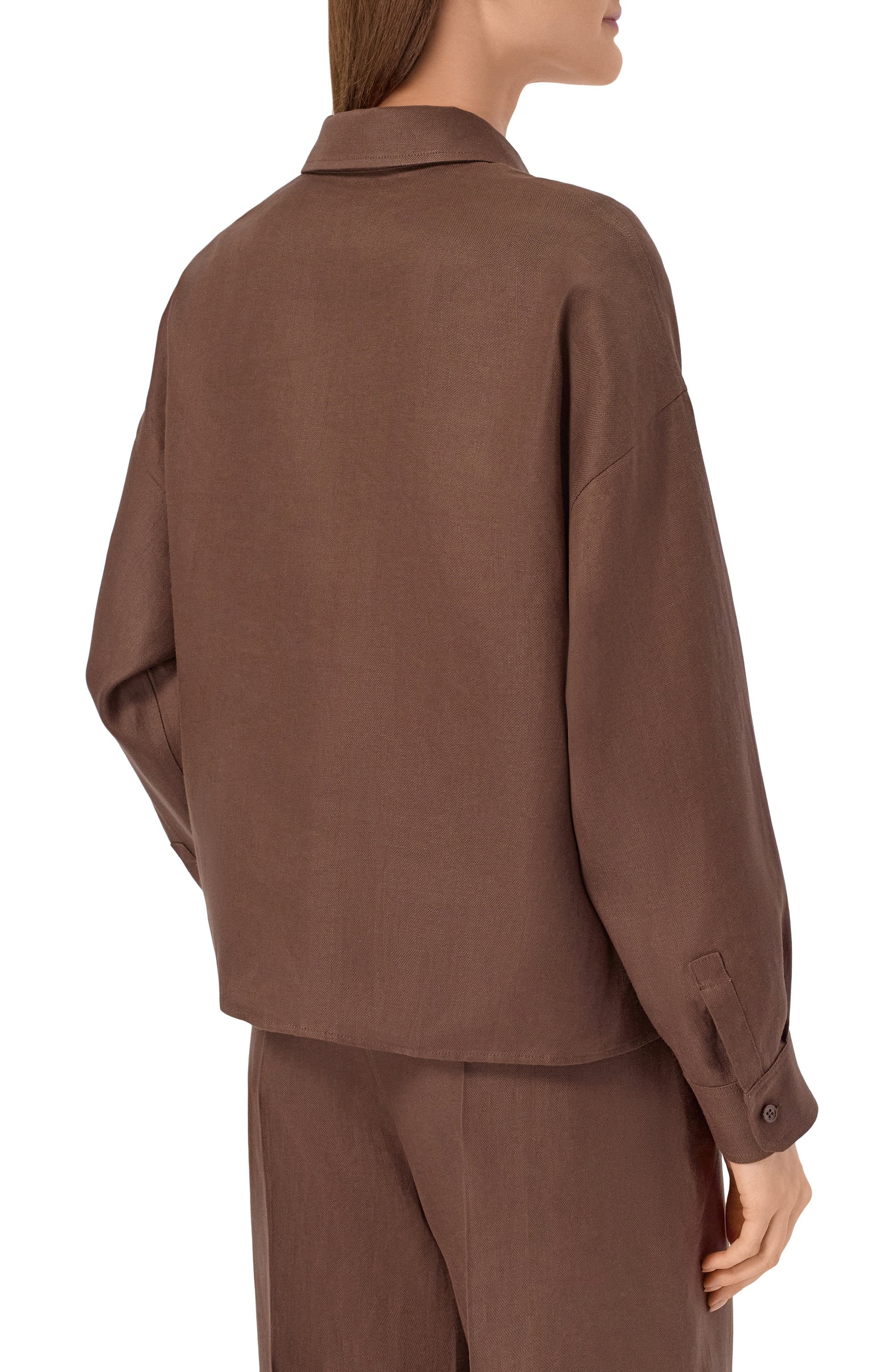 Льняная рубашка WEEKEND MAX MARA, арт. WKDCAP0, фото 4