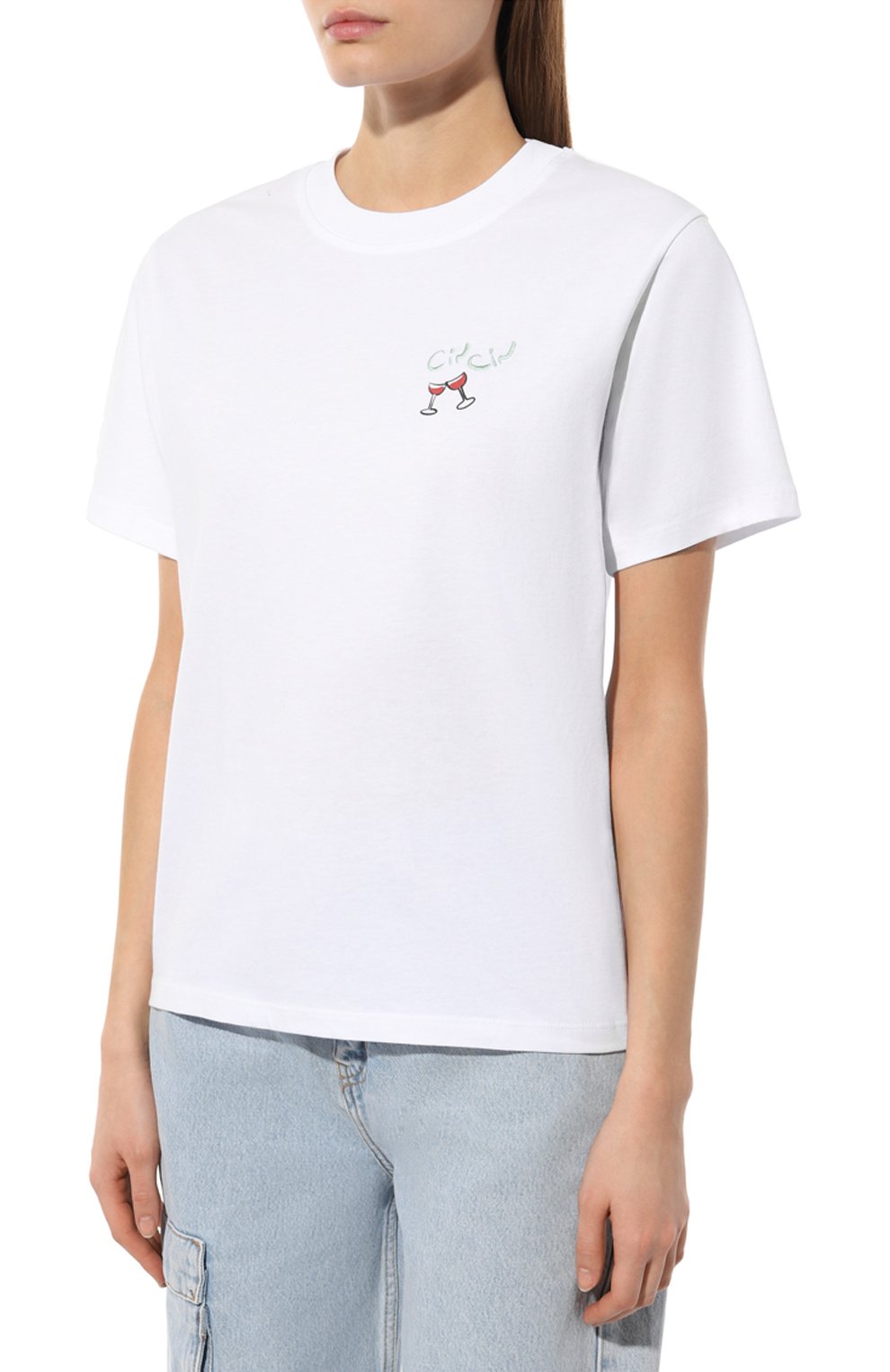 Хлопковая футболка CLOSED, арт. C95845-44H-PR, фото 3