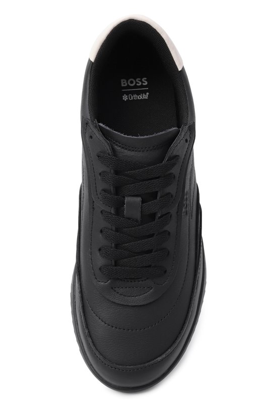 Кожаные кроссовки Carlynn BOSS 50557753 Чёрный  50557753 Фото 6