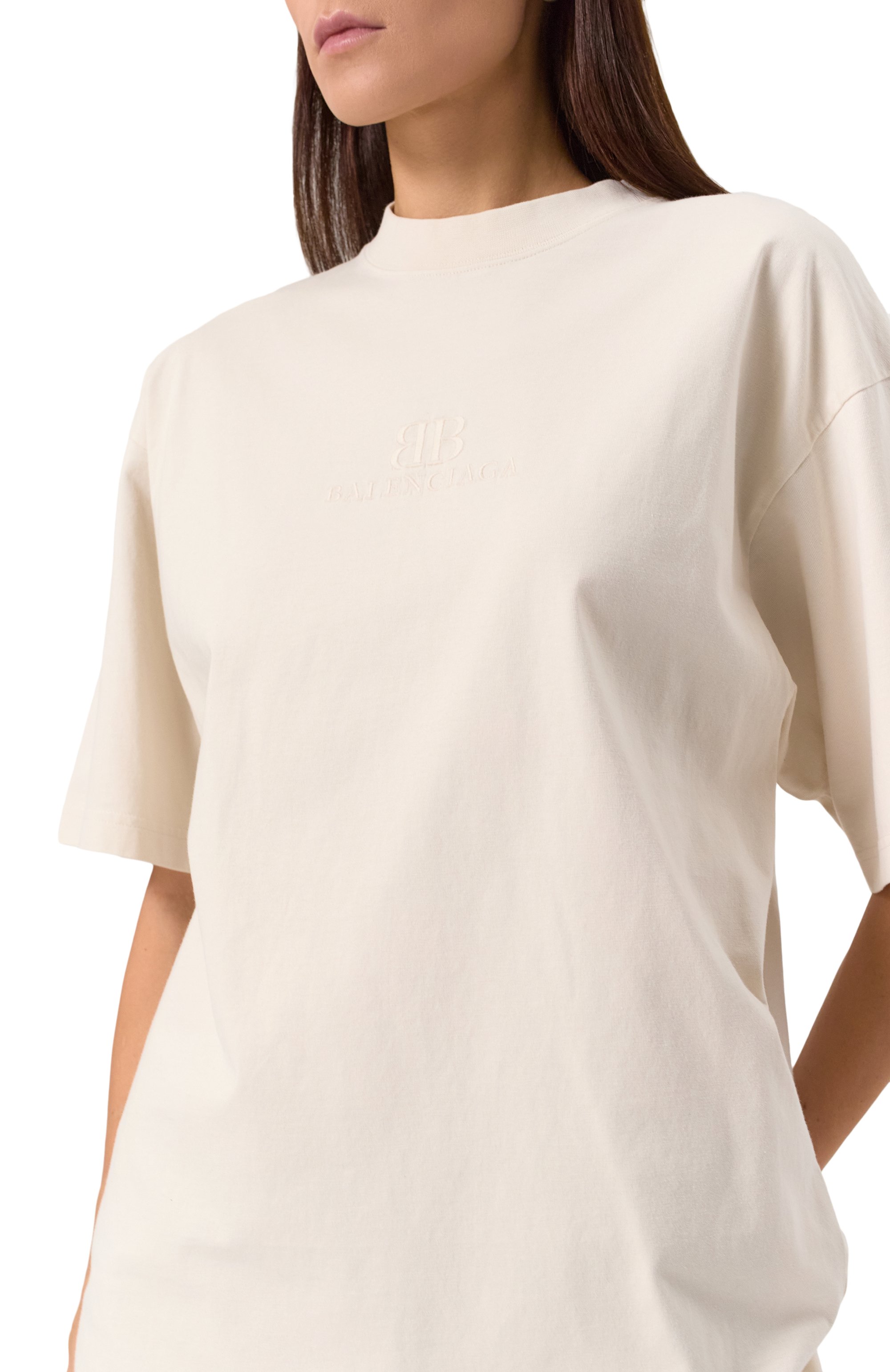 Хлопковая футболка BALENCIAGA, арт. 764235/TQVS8, фото 5