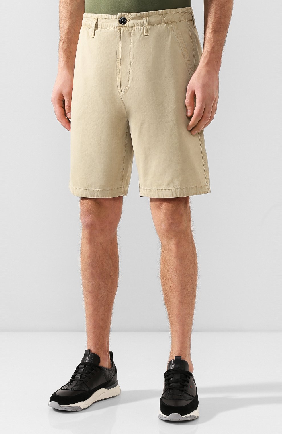 Хлопковые шорты STONE ISLAND, арт. 7215L09WA, фото 3