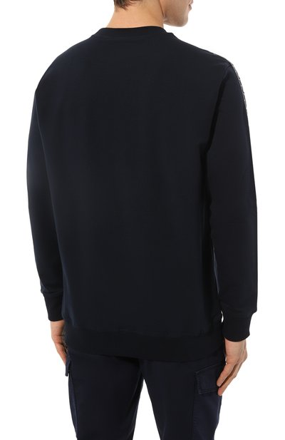 Хлопковый свитшот PAUL&SHARK темно-синего цвета по цене 32150 руб., арт. 23411915, фото 4 Хлопковый свитшот PAUL&SHARK, арт. 23411915, фото 4