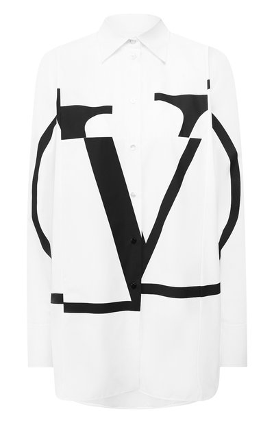 Женская хлопковая рубашка VALENTINO, арт. RB0AB13L1M1