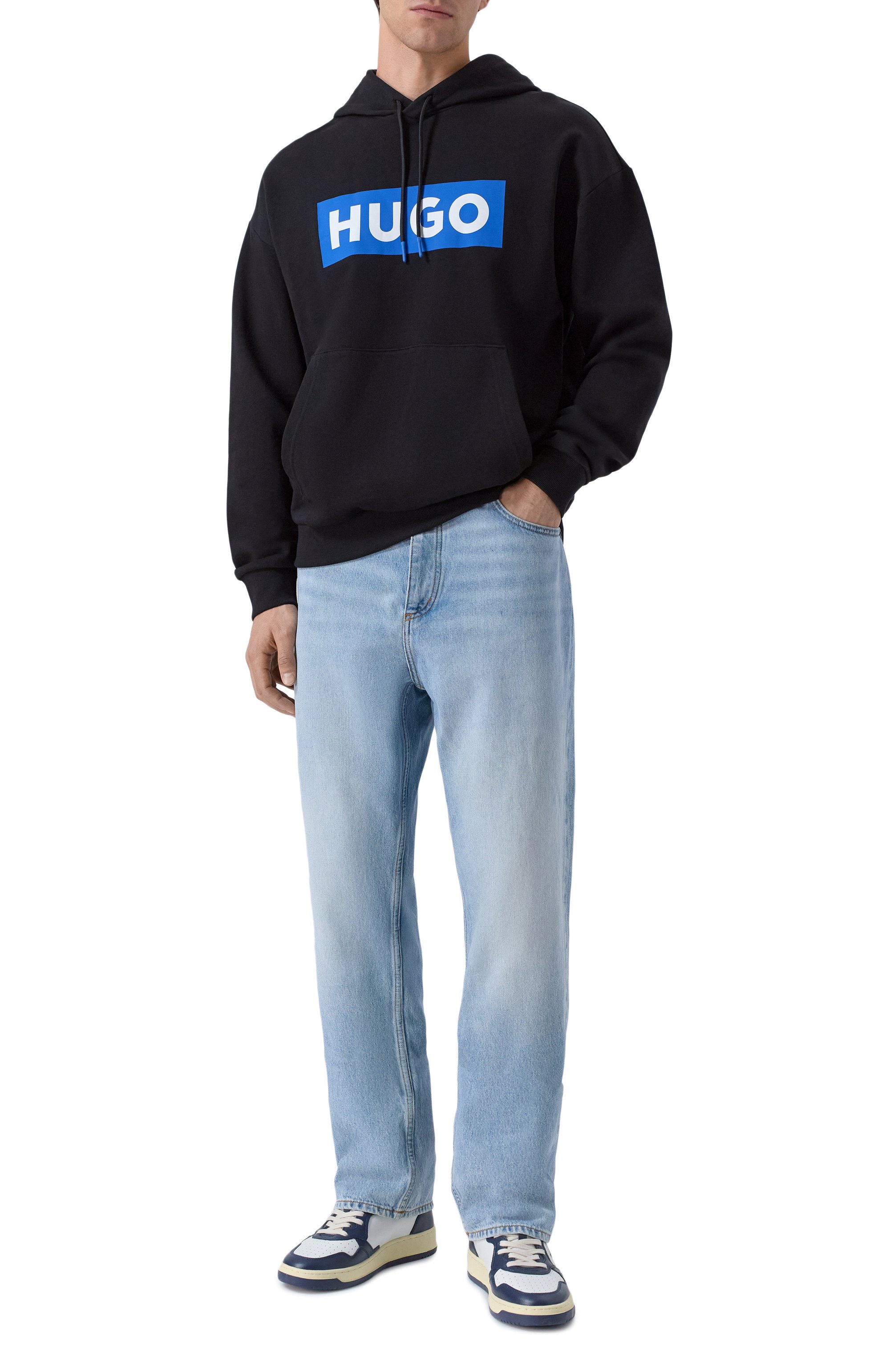Хлопковое худи HUGO BLUE, арт. 50522370, фото 2