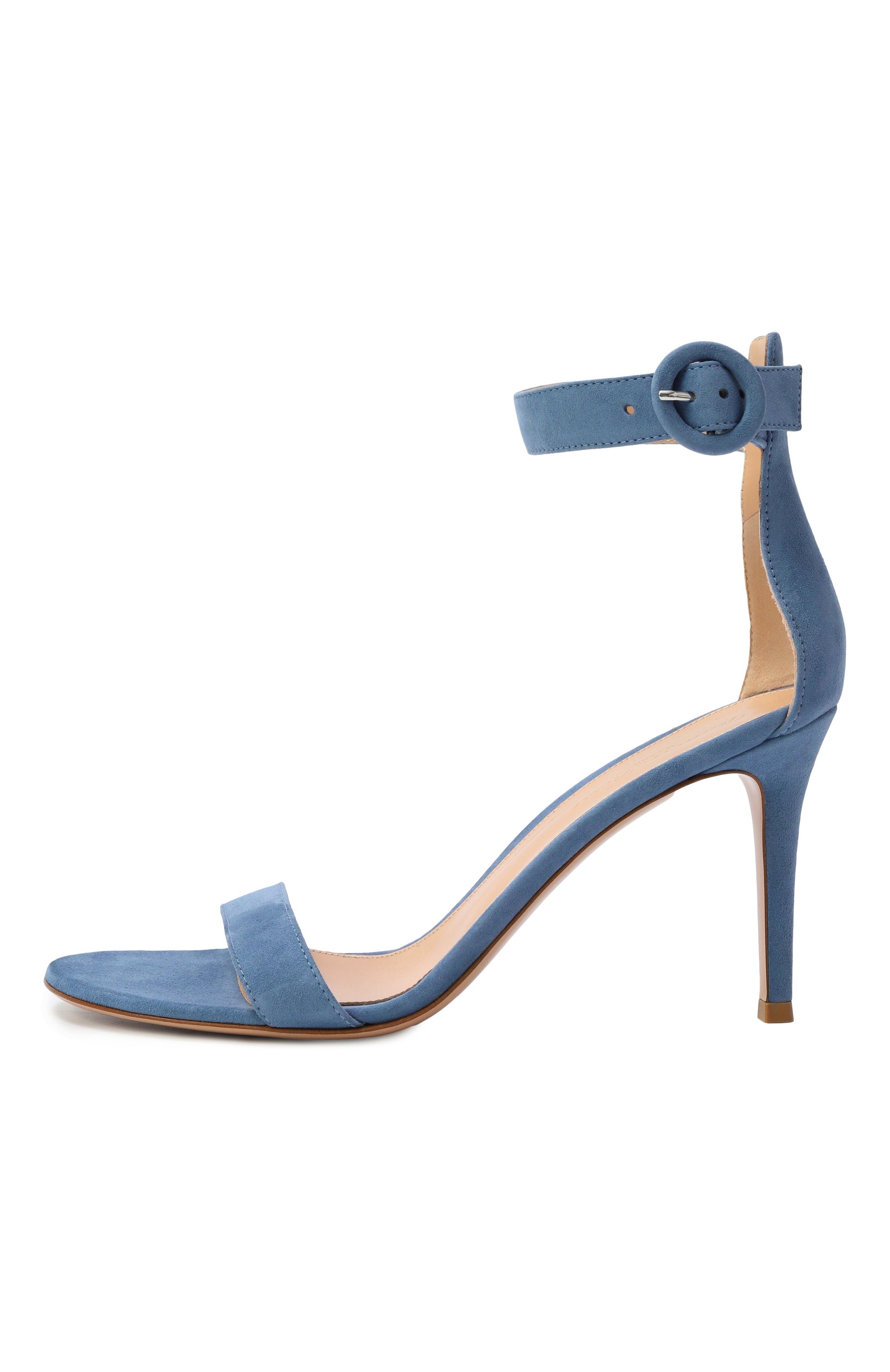 Замшевые босоножки portofino 85 GIANVITO ROSSI, арт. G60953.85RIC.CAMANTB, фото 4