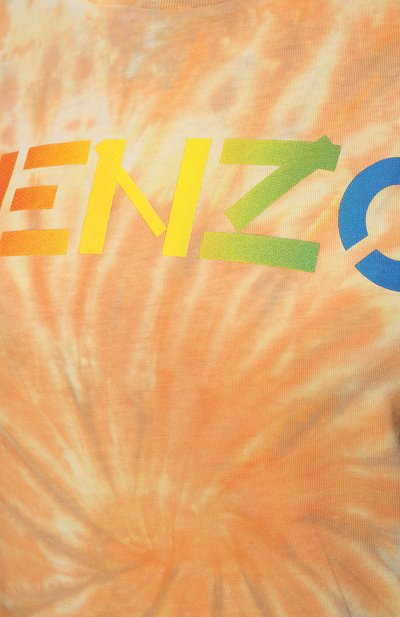 Хлопковая футболка KENZO, арт. FC52TS8544SA, фото 5