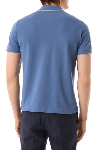 Хлопковое поло CORNELIANI, арт. 25G573-2525043, фото 4