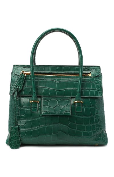 Женская сумка-тоут icon medium из кожи аллигатора TOM FORD, арт. L0683T/CSY