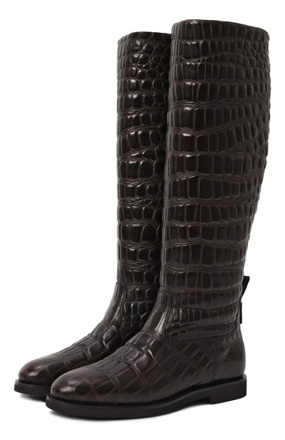 Женские кожаные сапоги BRUNELLO CUCINELLI, арт. MZ0CG2857