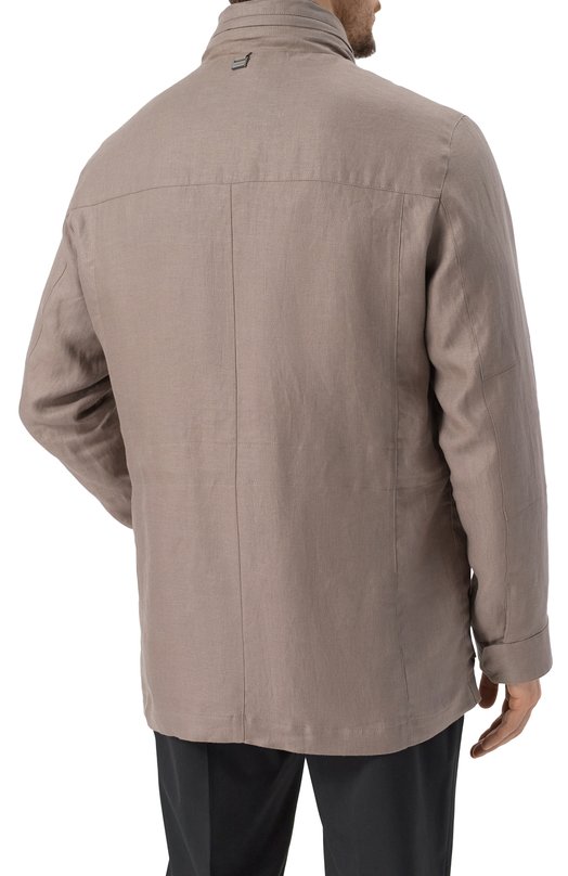 Льняная куртка Corneliani 2525P5-2520152 Бежевый  2525P5-2520152 Фото 4