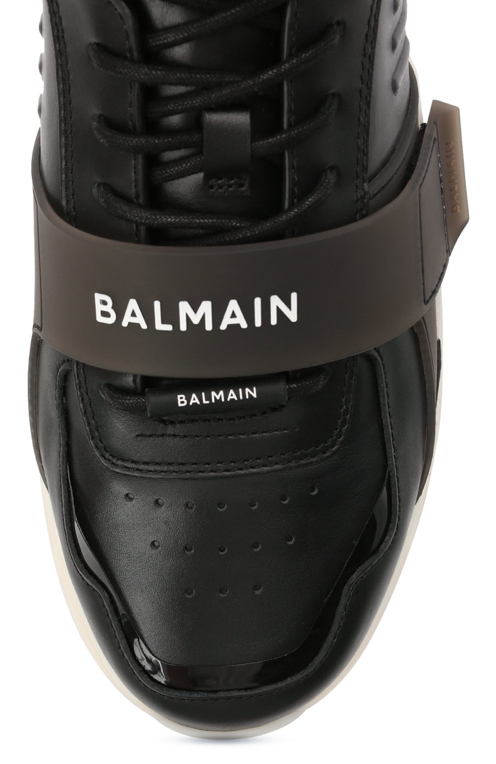 Кожаные кроссовки b-ball BALMAIN, арт. WM1VG230/LCTW, фото 5
