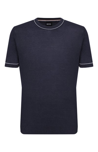 Мужской джемпер изо льна и вискозы BOSS, арт. 50537639