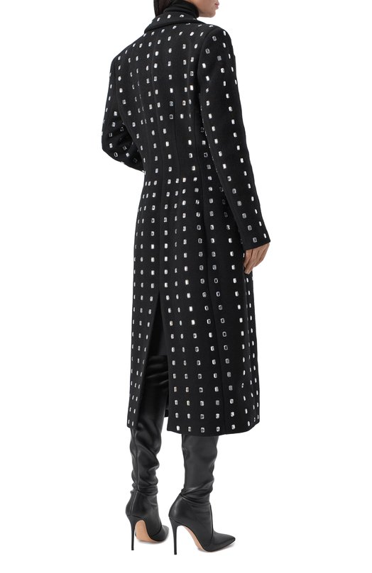 Шерстяное пальто Giuseppe di Morabito 05FW2C0071CR 05380A Чёрный  05FW2C0071CR 05380A Фото 4