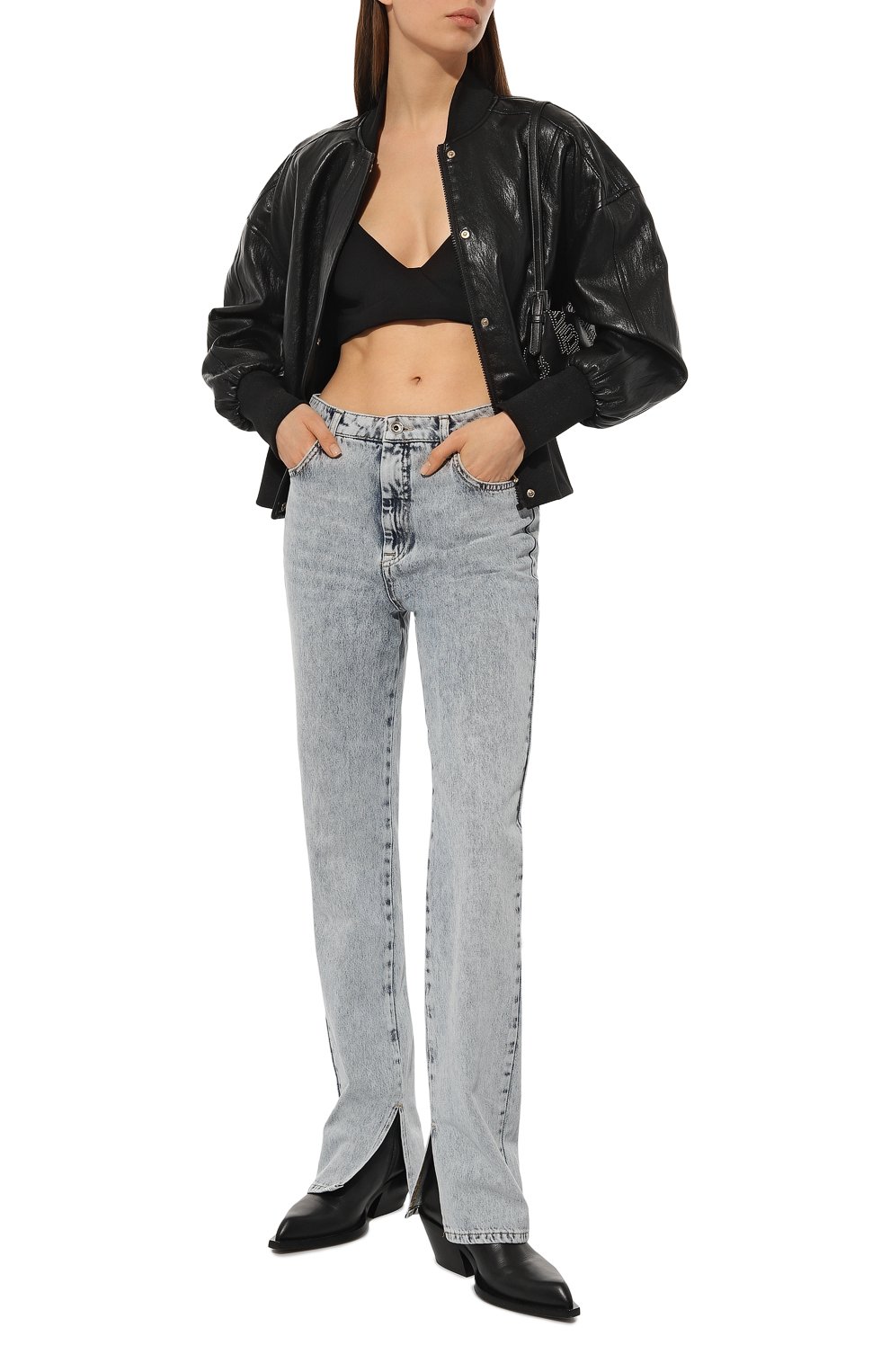 Бра-топ PATRIZIA PEPE черного цвета по цене 13800 руб., арт. 8I0131_J088, фото 2 Бра-топ PATRIZIA PEPE, арт. 8I0131_J088, фото 2