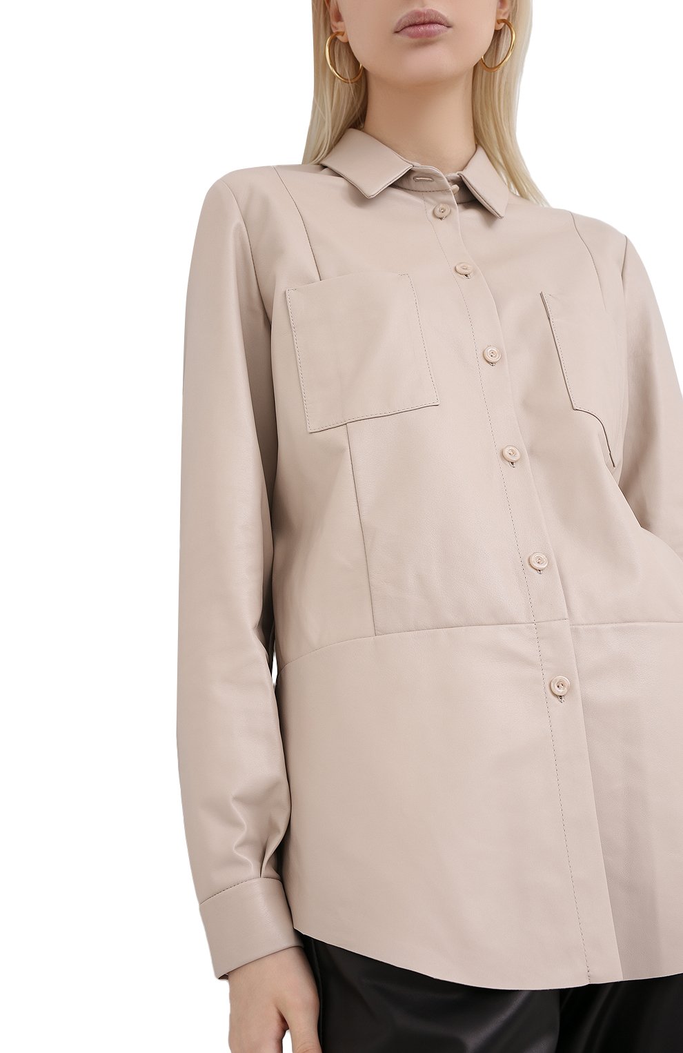 Кожаная рубашка DROME, арт. DPD0398P/D400P, фото 3