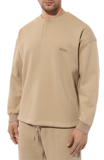 Хлопковый свитшот ZEGNA, арт. N6MG11760, фото 3