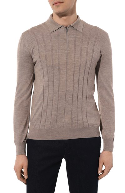 Поло из шерсти и шелка ZILLI, арт. KZP001M0230VH0000, фото 3