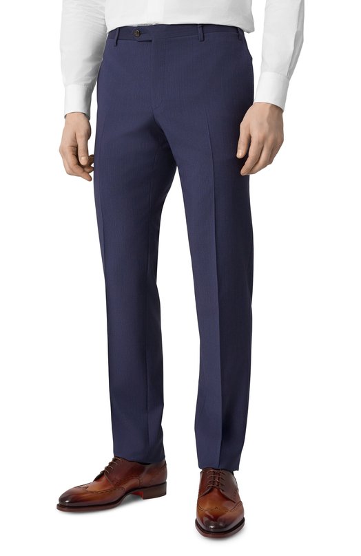 Шерстяной костюм Corneliani 25X009-2517423_SET Синий  25X009-2517423_SET Фото 6