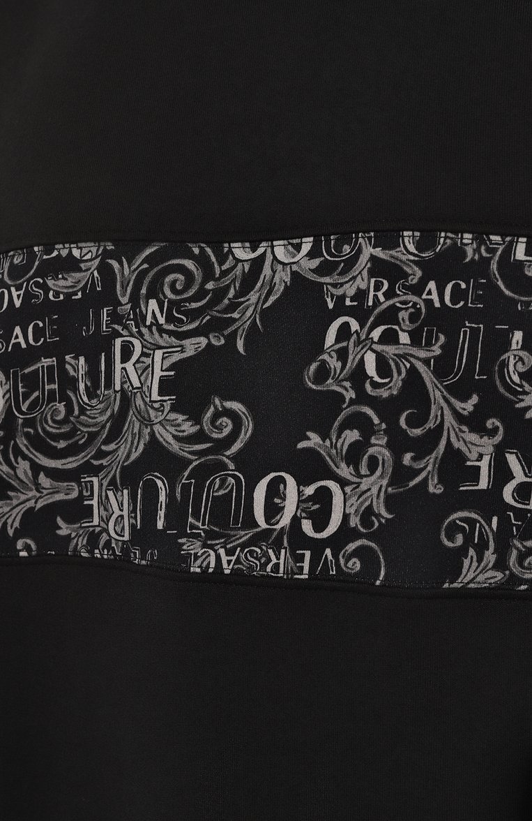 Хлопковый свитшот VERSACE JEANS COUTURE, арт. 74GAI309/FS063, фото 1