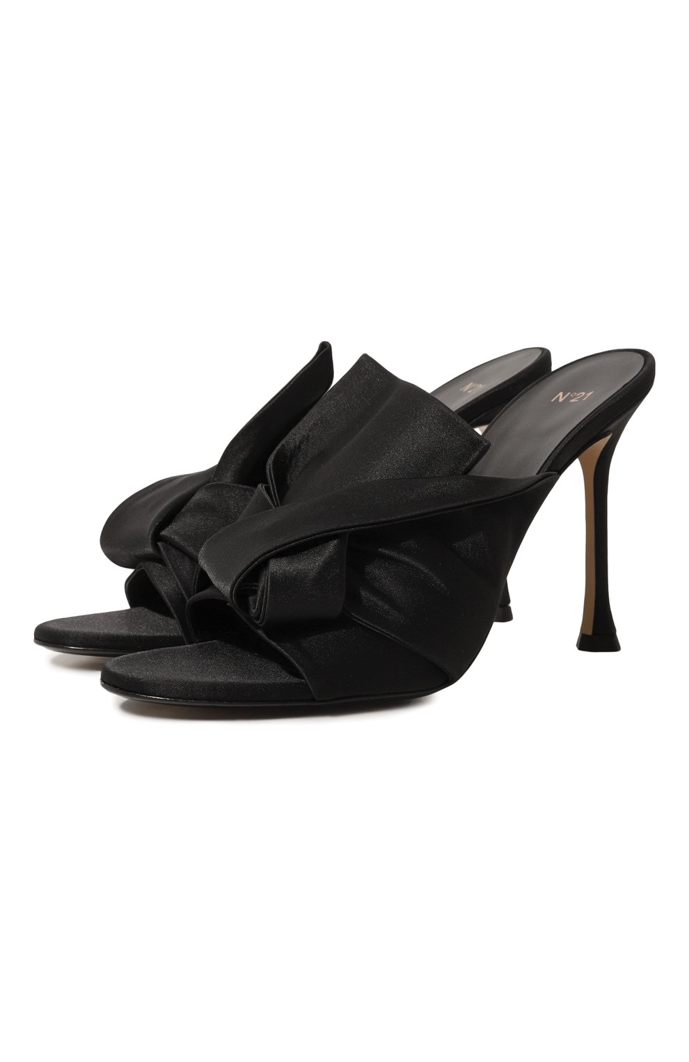 Текстильные мюли N21, арт. 23ECSXNV15221/B0W, фото 1