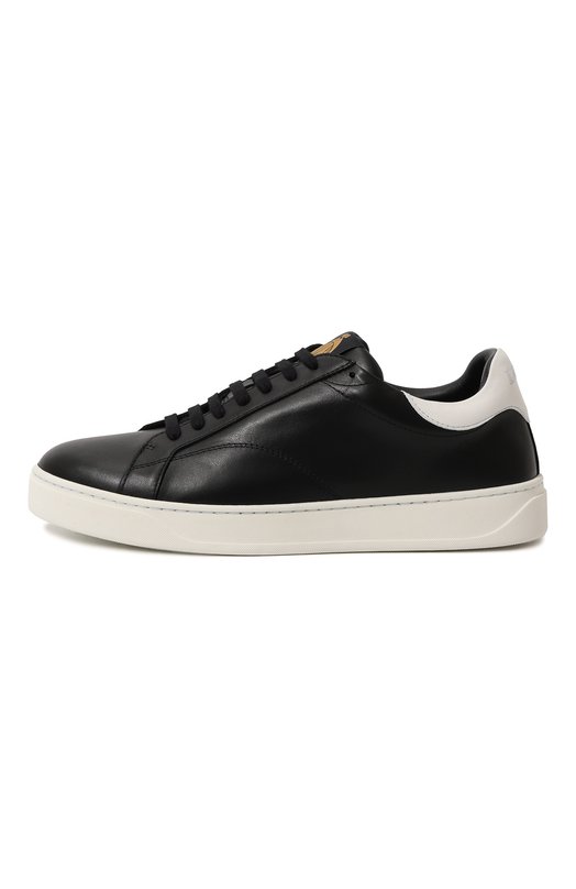 Кожаные кеды DDB0 Lanvin FM-SKDK0A-G0TE Чёрно-белый  FM-SKDK0A-G0TE Фото 4