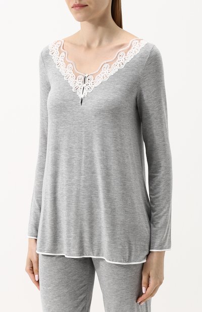 Однотонная пижама с кружевной отделкой IMEC, арт. 68770, фото 2