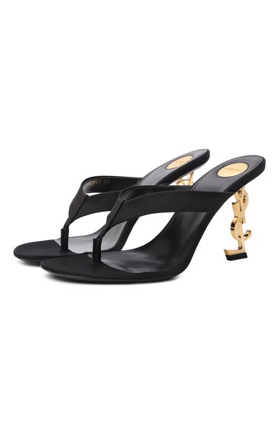 Женские текстильные мюли opyum 85 SAINT LAURENT, арт. 862941/9QNCV