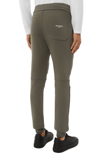 Хлопковые джоггеры BALMAIN, арт. DH10B000/BB04, фото 4