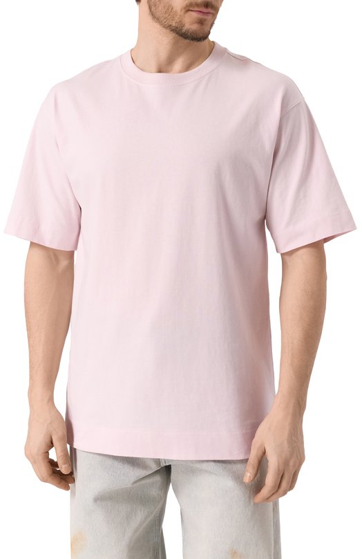 Хлопковая футболка Dries Van Noten 251-021111-1603 Розовый  251-021111-1603 Фото 3